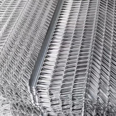 Anti-Korrosion Rib Lath Mesh Bauschirm Mesh 0,25 mm-0,5 mm Dicke