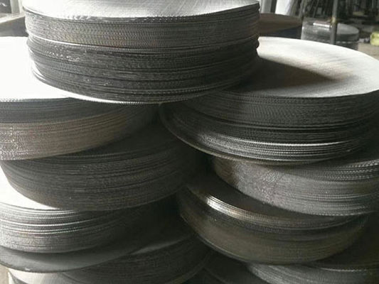 Leinwandbindungs-Holländer spinnen Flussstahl-Draht Mesh Smooth Surface Customized