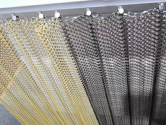 Fassade Trennwand Metall Spulen Vorhänge Edelstahl Aluminiumlegierung