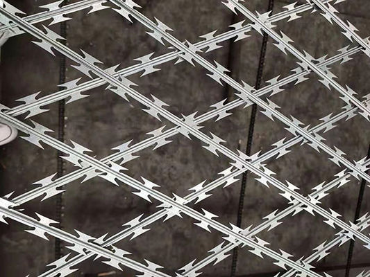 Nicht kletternder geschweißter Rasiermesser-Draht Mesh Zinc Coated Corrosive Resistance