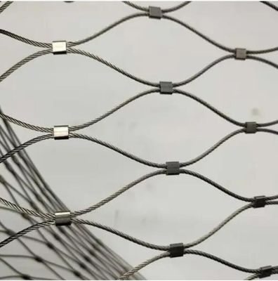 1.5mm 2,5mm 3,5mm Dekorationsschirmnetz 304L 316L Edelstahlseilnetz