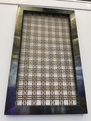 Rostbeständiges dekoratives Metallnetzschirm Edelstahlkaminenschirmdraht