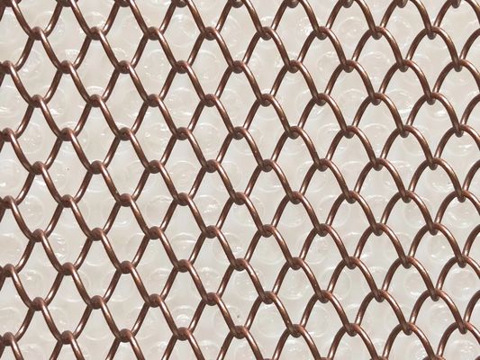 Dauerhafte Dekorationsschirmnetze mit 1,0 mm 1,2 mm Drahtdurchmesser für Decken