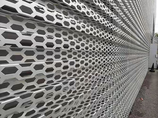 1.0mm Dünnperforiertes Metallblech Aluminiumperforiertes Metallbildschirm