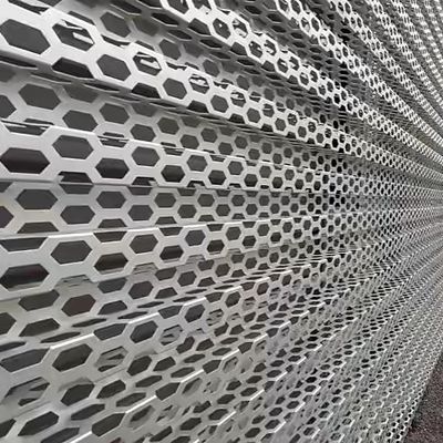 Aluminiummetallperforierte Mesh Pulver beschichtet Perforiertes Metall