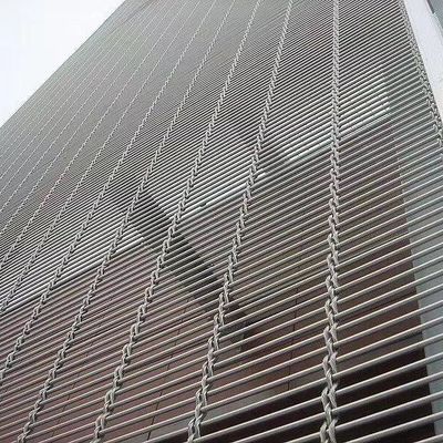 Durchsichtige Architektur Metallnetzschiene 4mm Drahtdia Feuerdicht
