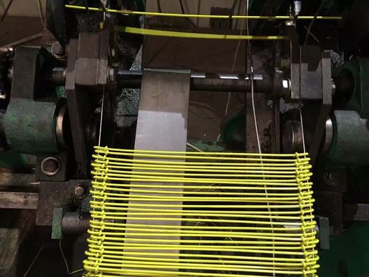 Kunsthandwerk Baugewerbe Verzinktes Stahldraht Gelb PVC beschichtetes Stahldraht