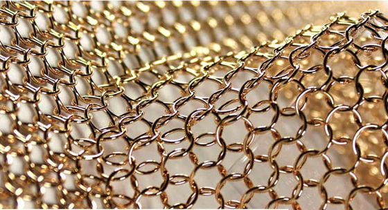 Fallschutz-Dekorations-Metallnetz-Bildschirm für die Anpassung in verschiedenen Farben