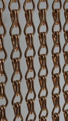 Moderne einzigartige Metallnetzvorhänge Fensterbehandlung