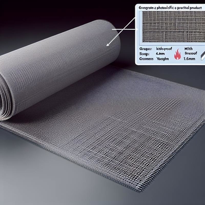 Feuerdicht und Messerdicht Gewebtes Bildschirmnetz 1-635 für langlebige Anwendungen 0,6 mm 0,7 mm 0,8 mm 0,9 mm 1,0 mm 1,6 mm